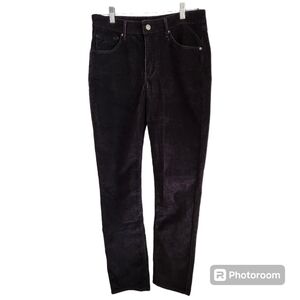 Levi's Black Courderoy classic mid rise skinny Jeans